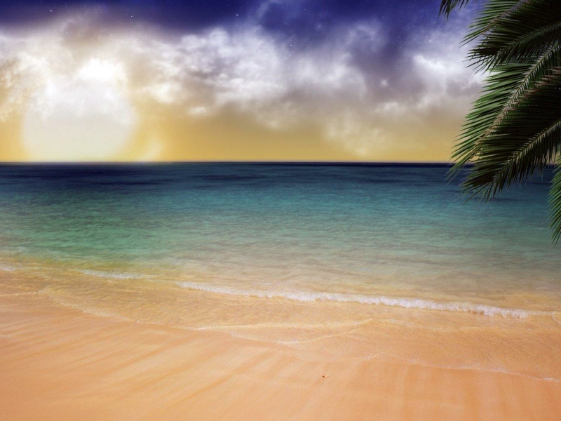 Beach Ocean Calm Nature Beaches HD Desktop Wallpaper