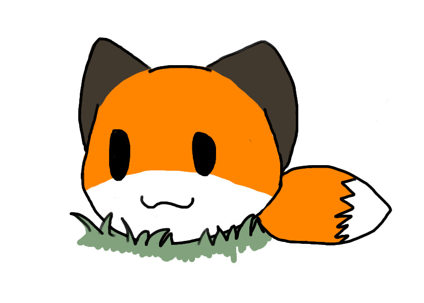Kawaii Fox Blob By Niailedkat