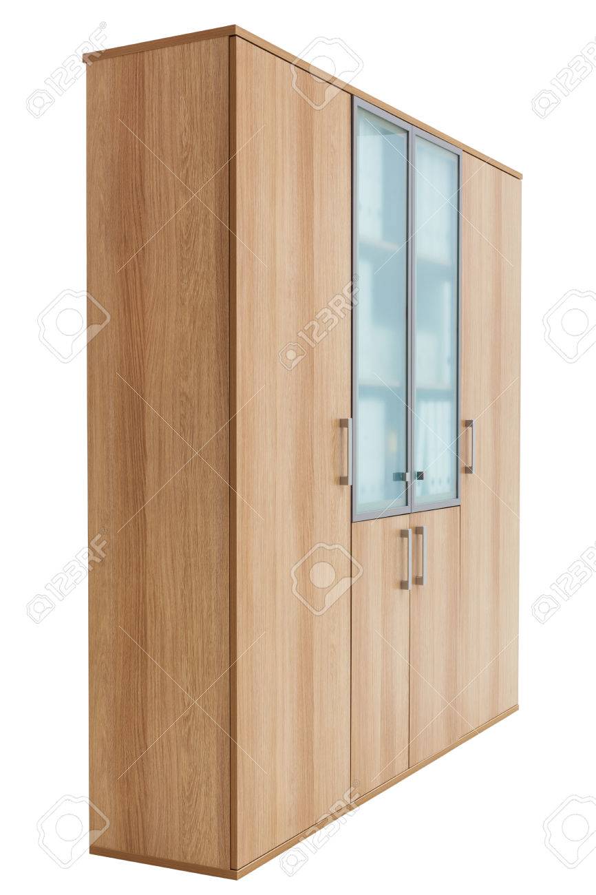 Office Cupboard On A White Background Stock Photo Picture And