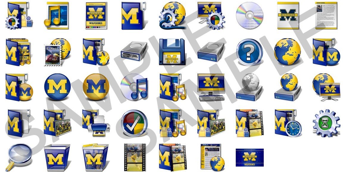 Mycolors University Of Michigan Desktop Screenshot