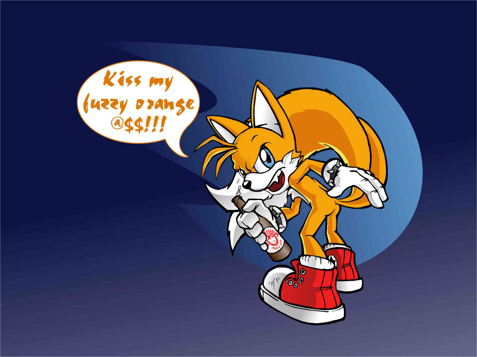 Tails Fed Up Wallpaper By Tadhg