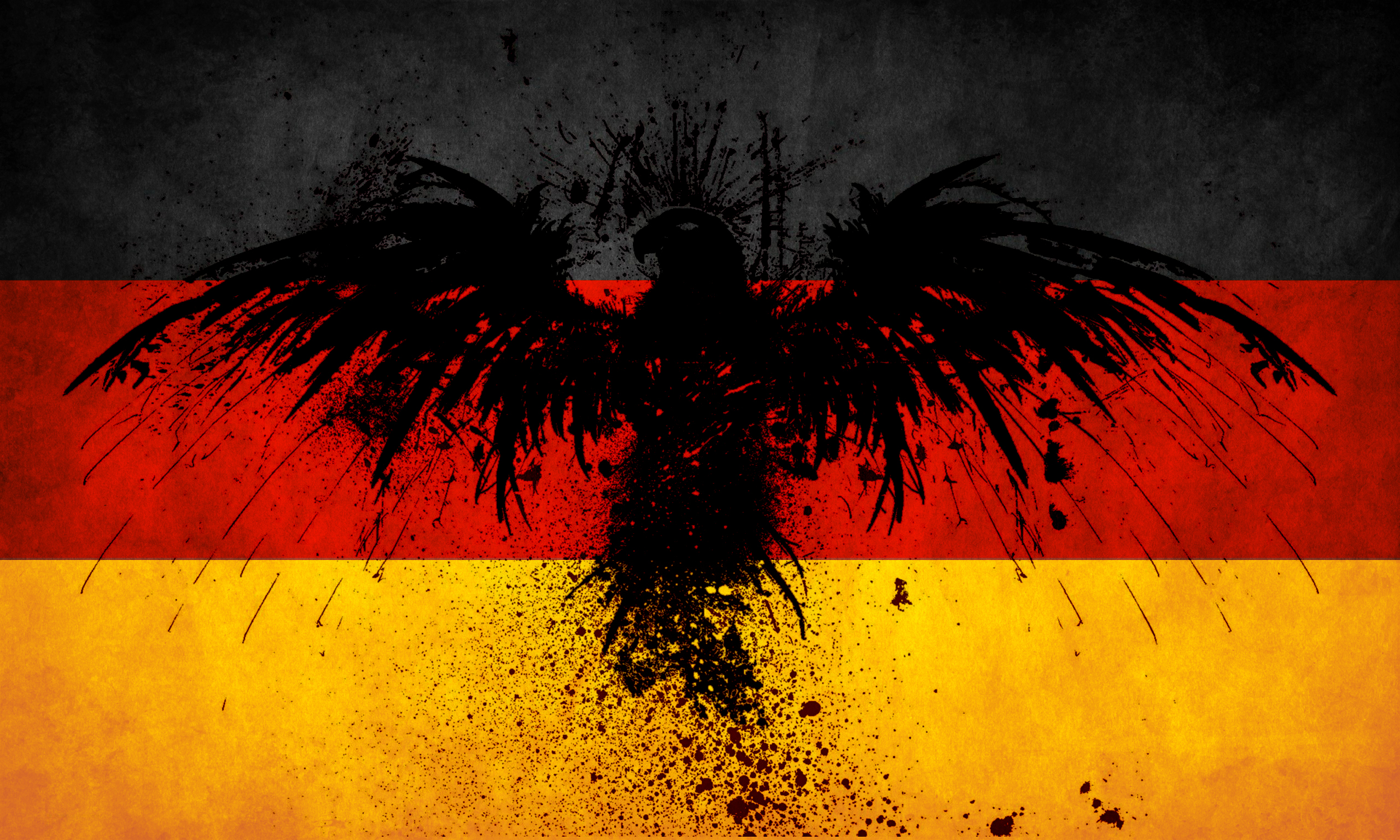 Germany Flag Art Wallpaper High Quality