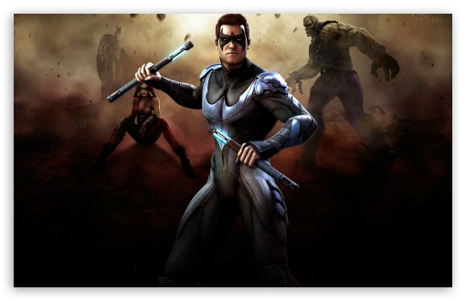 Injustice Gods Among Us Nightwing HD Wallpaper For Standard