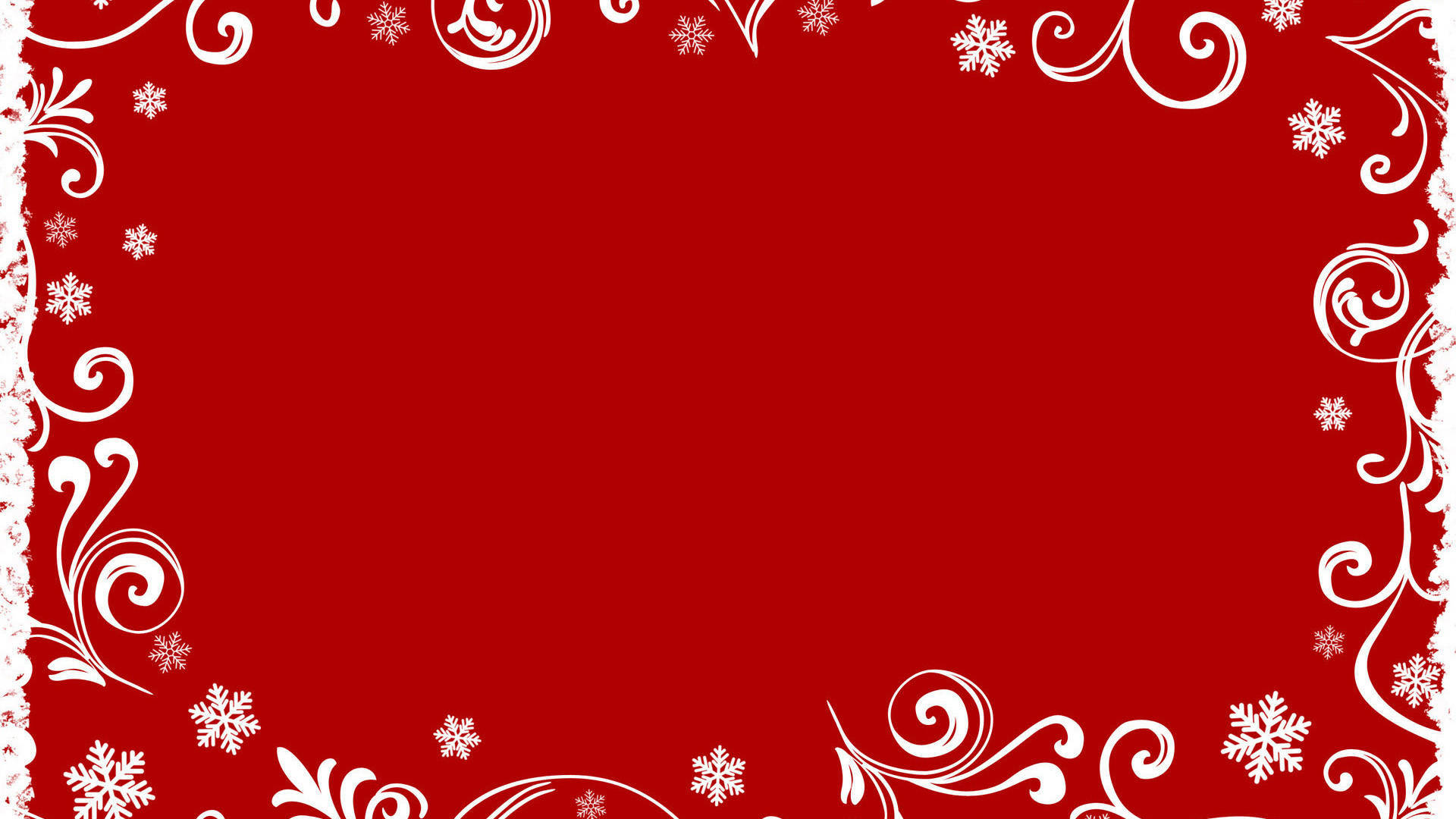 Christmas Succinct Theme Red Wallpaper HD Background