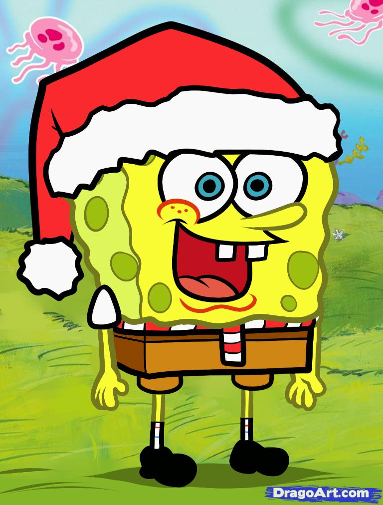 Spongebob Christmas HD Desktop Background For Wallpaper