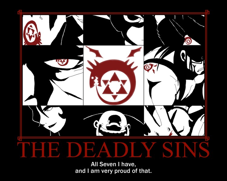 The Seven Deadly Sins Motivational By Kyuubidemonfoxx