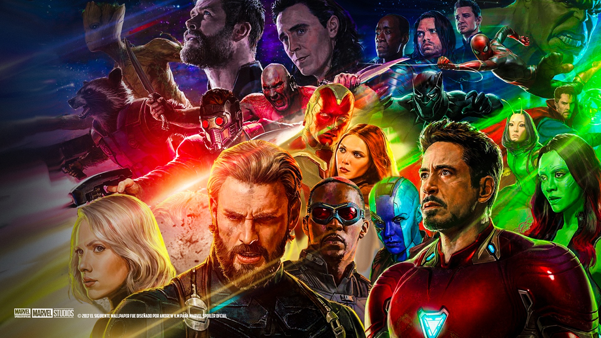 Avengers Infinity War Cast HD Desktop Wallpaper Baltana