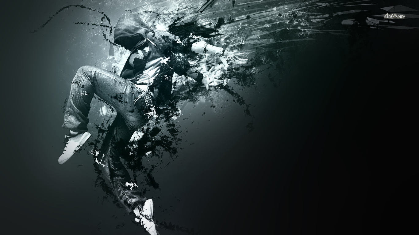 Stylized Dancer Wallpaper Digital Art