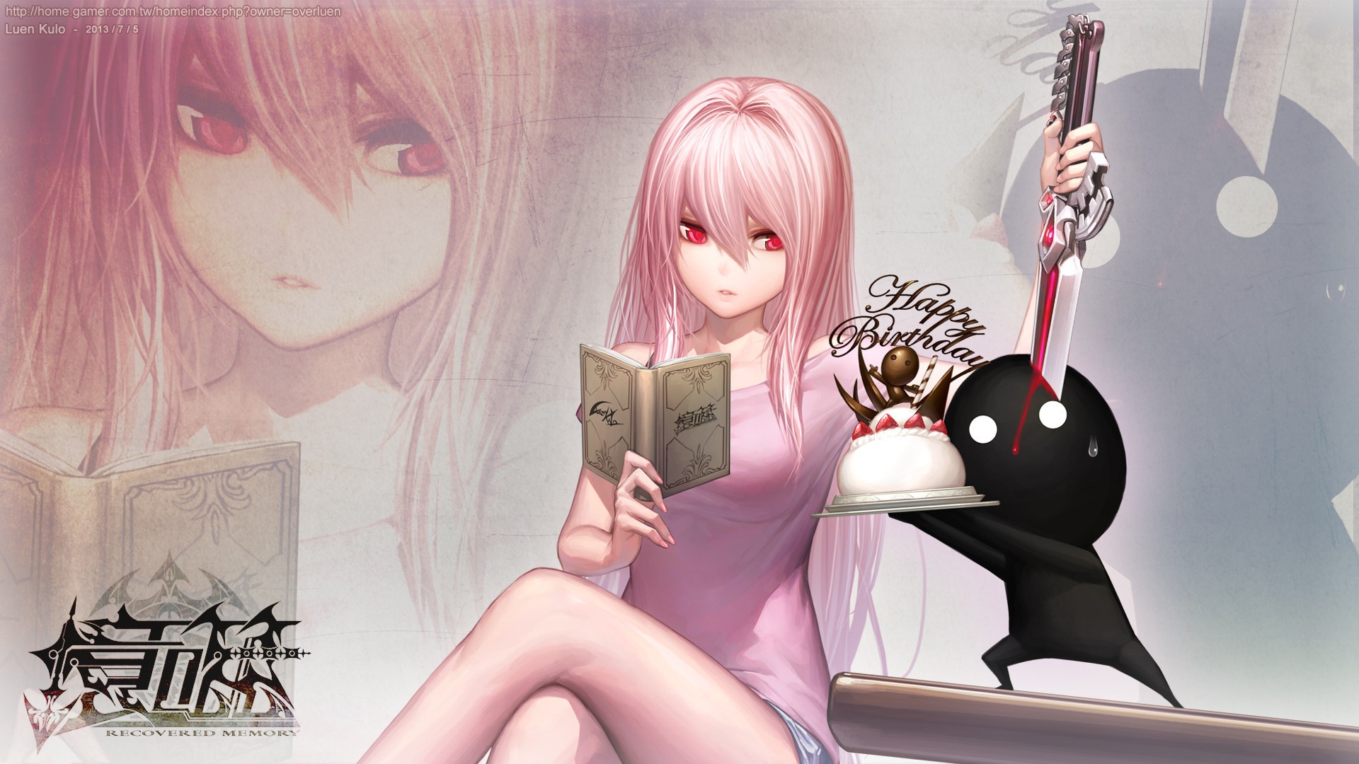 Anime girl with a book wallpapers and images   wallpapers pictures