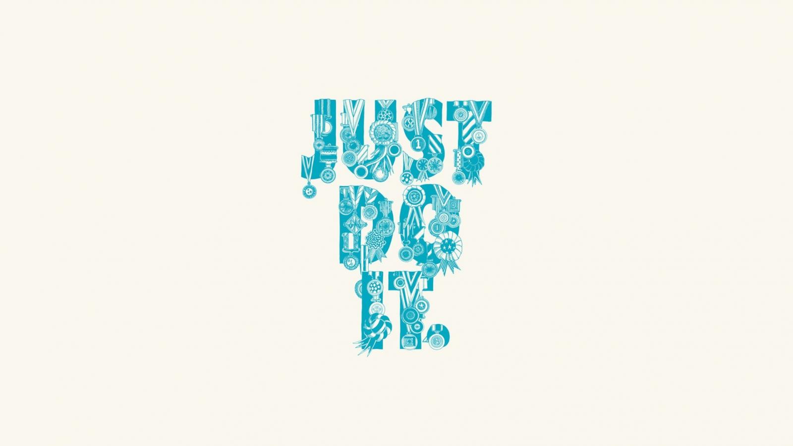 Typography nike simple background white just do it wallpaper 8158
