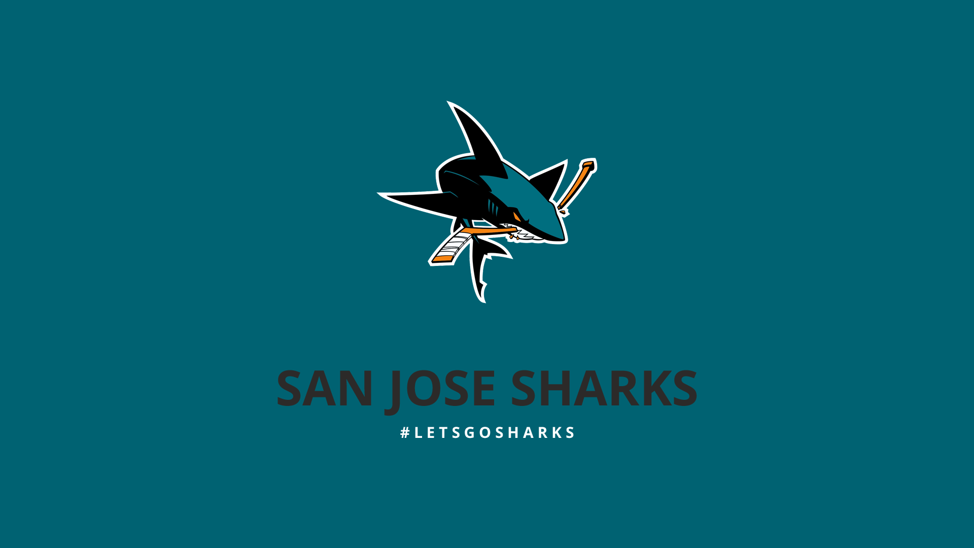 Minimalist San Jose Sharks wallpaper by lfiore on