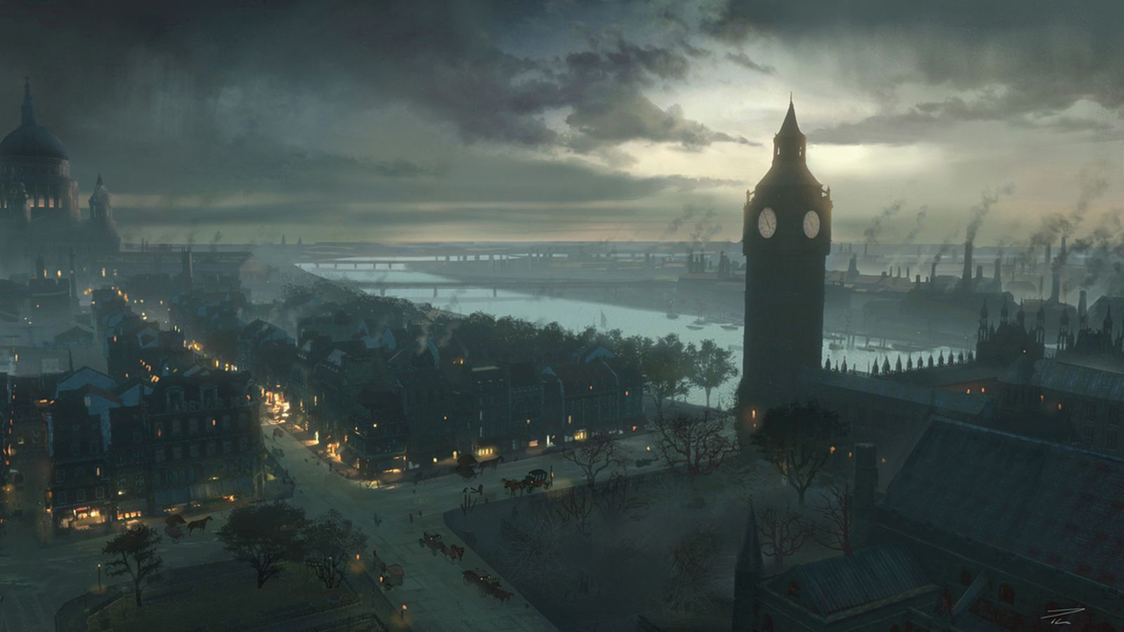 The Concept Art Behind Assassin S Creed Syndicate Beautiful