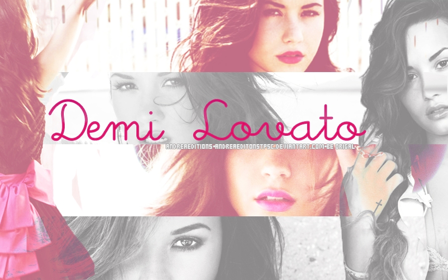 Wallpaper Demi Lovato By Andreaeditionstpsc