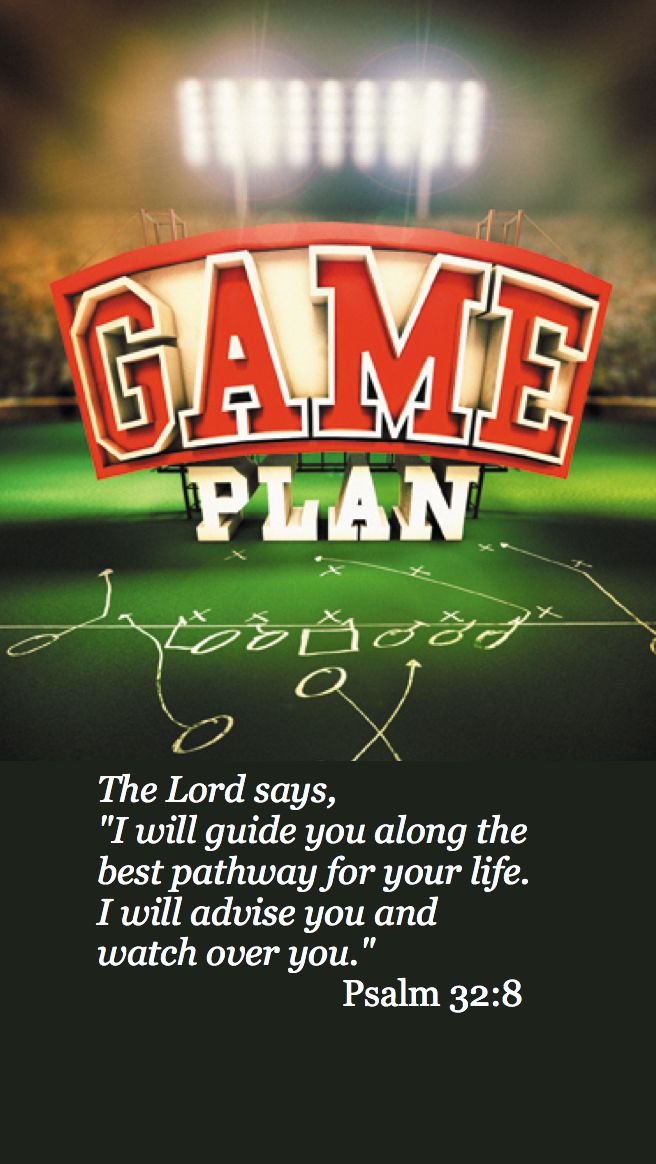 Game Plan iPhone Wallpaper True Words