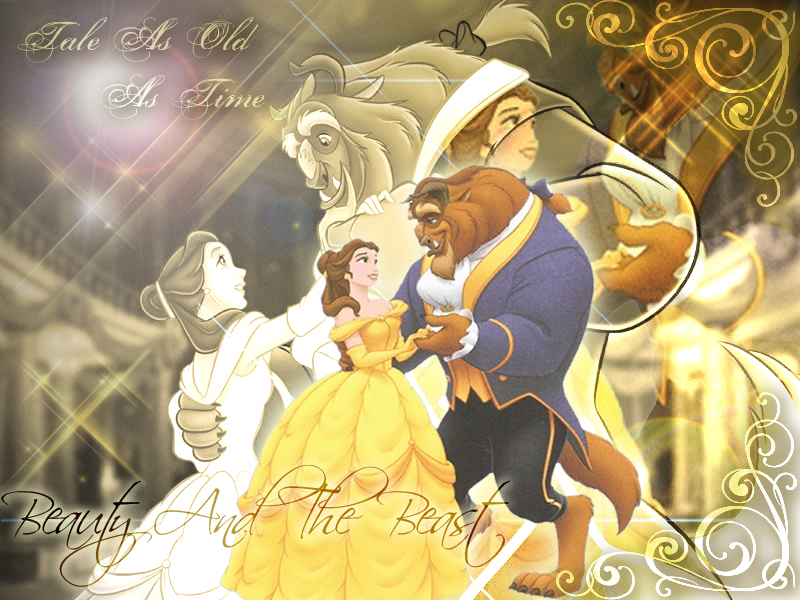 Beauty and the Beast Wallpaper   Beauty and the Beast Wallpaper