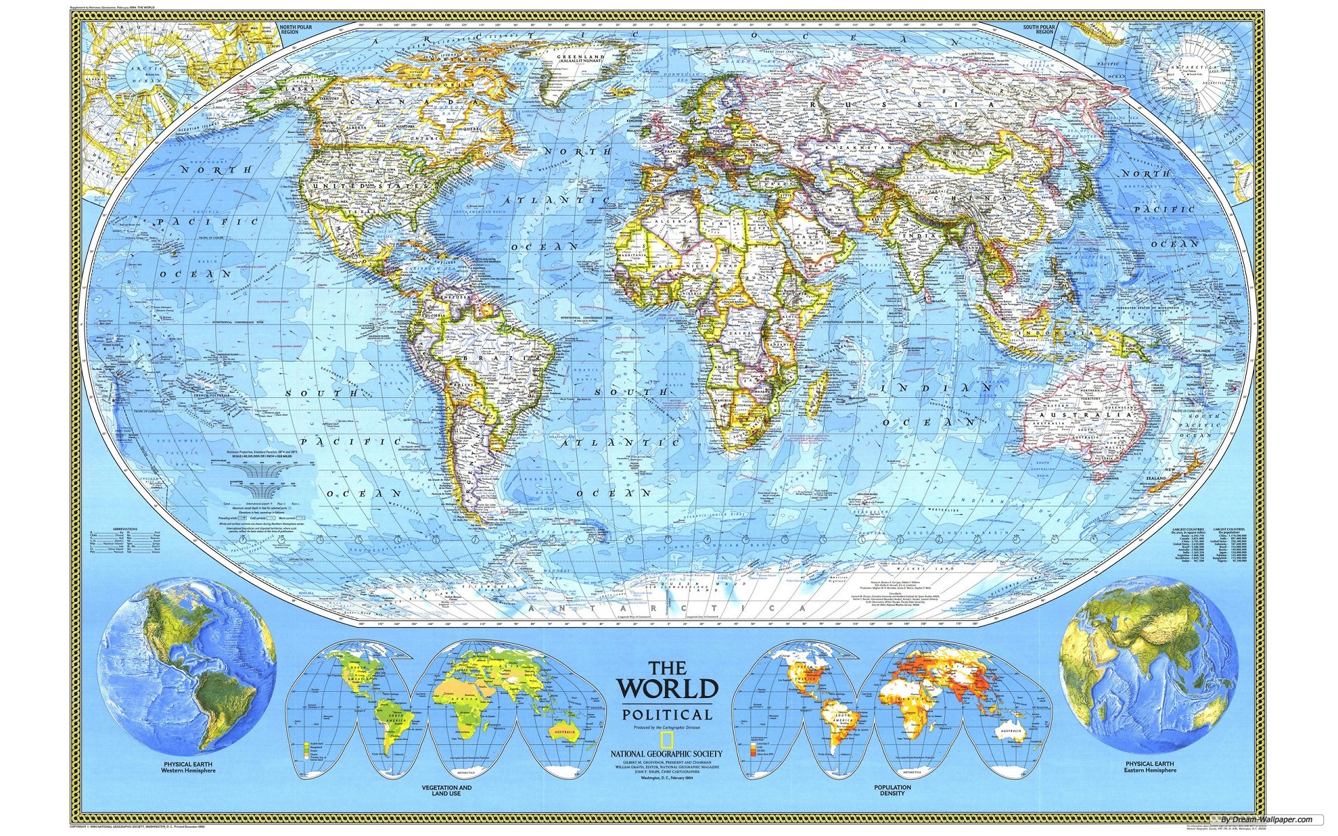 Map Of The World Background HD Wallpaper