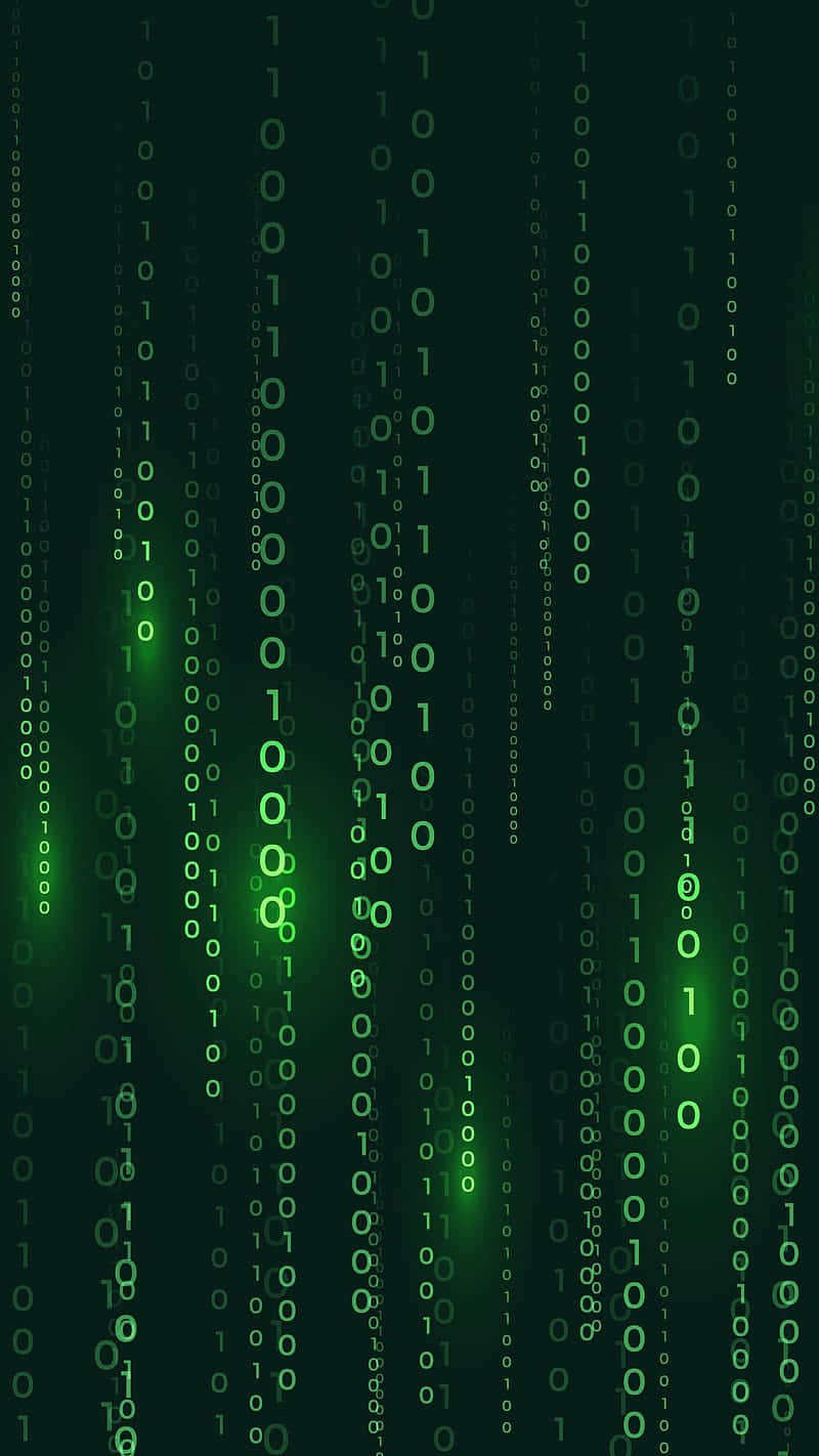 Green Matrix Code iPhone X Programming Background Wallpaper