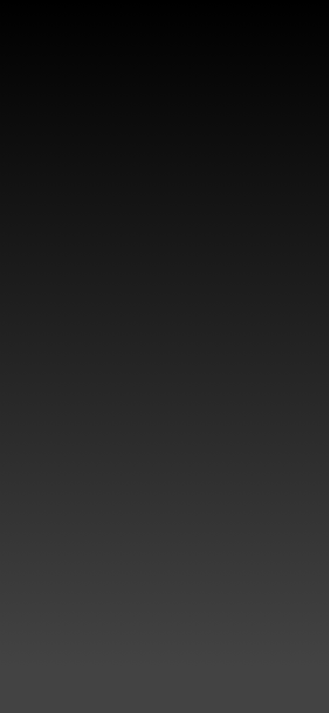 A minimalist, gradient black background for an iPhone