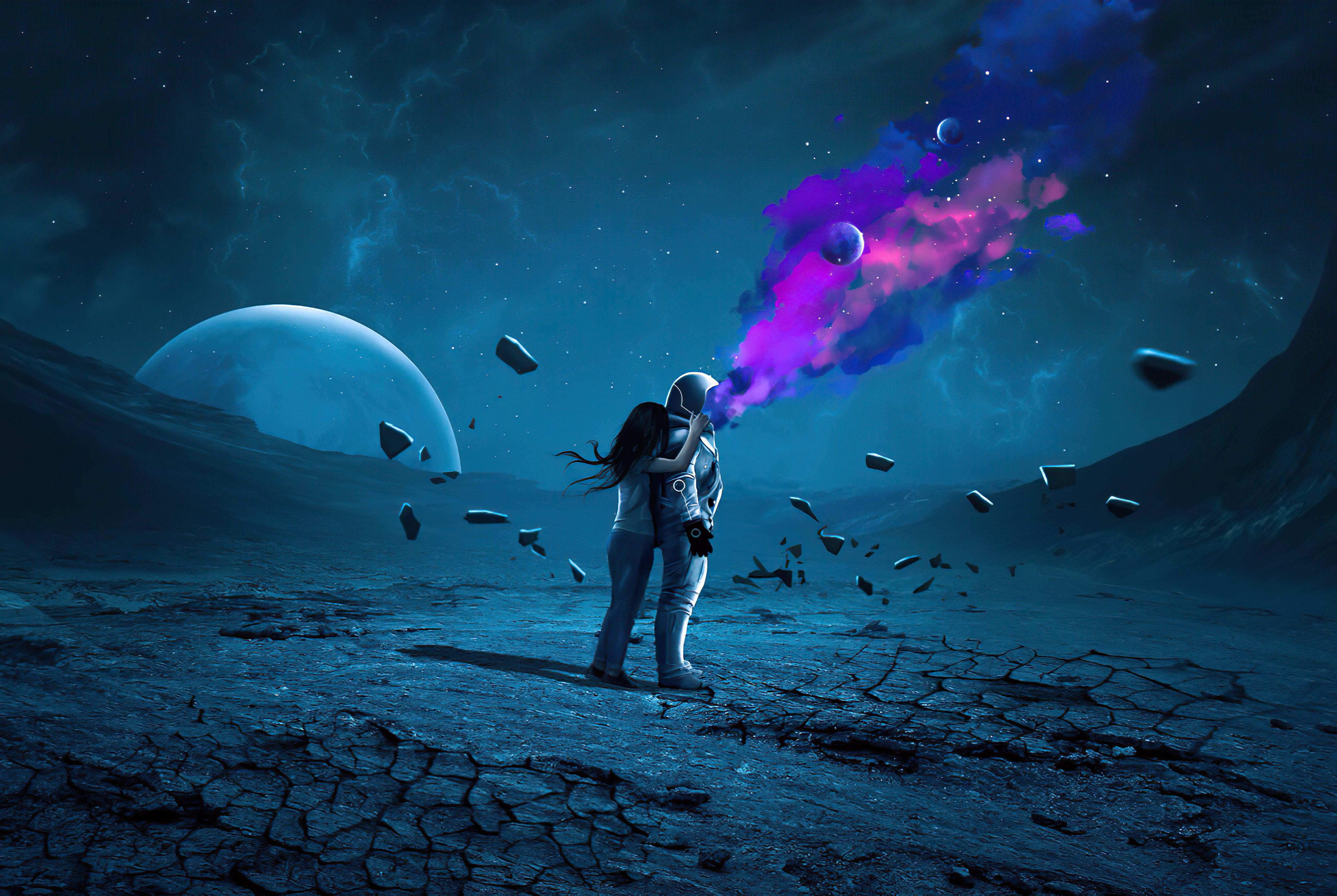 Sci Fi Astronaut 4k Ultra HD Wallpaper By Mohamedsaberartist