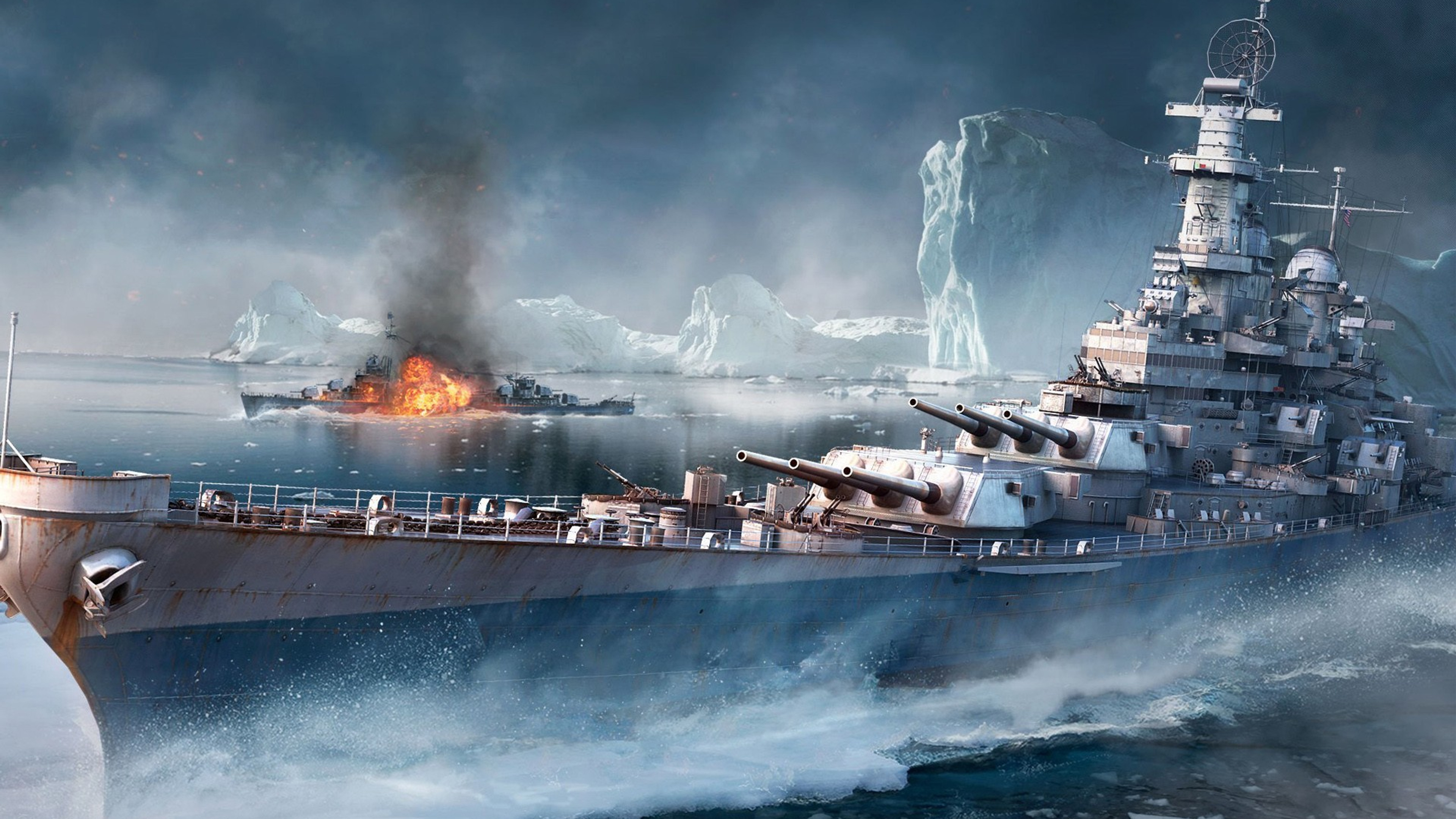 World Of Warships Game 4k HD Wallpaper Image