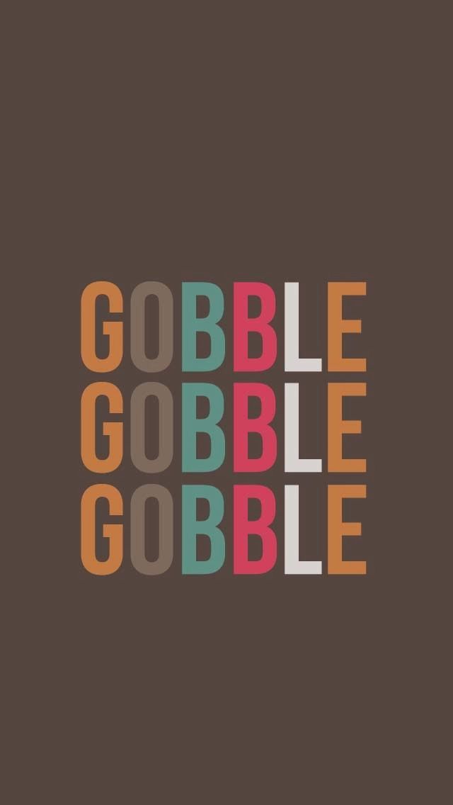 Gobble Thanksgiving Wallpaper