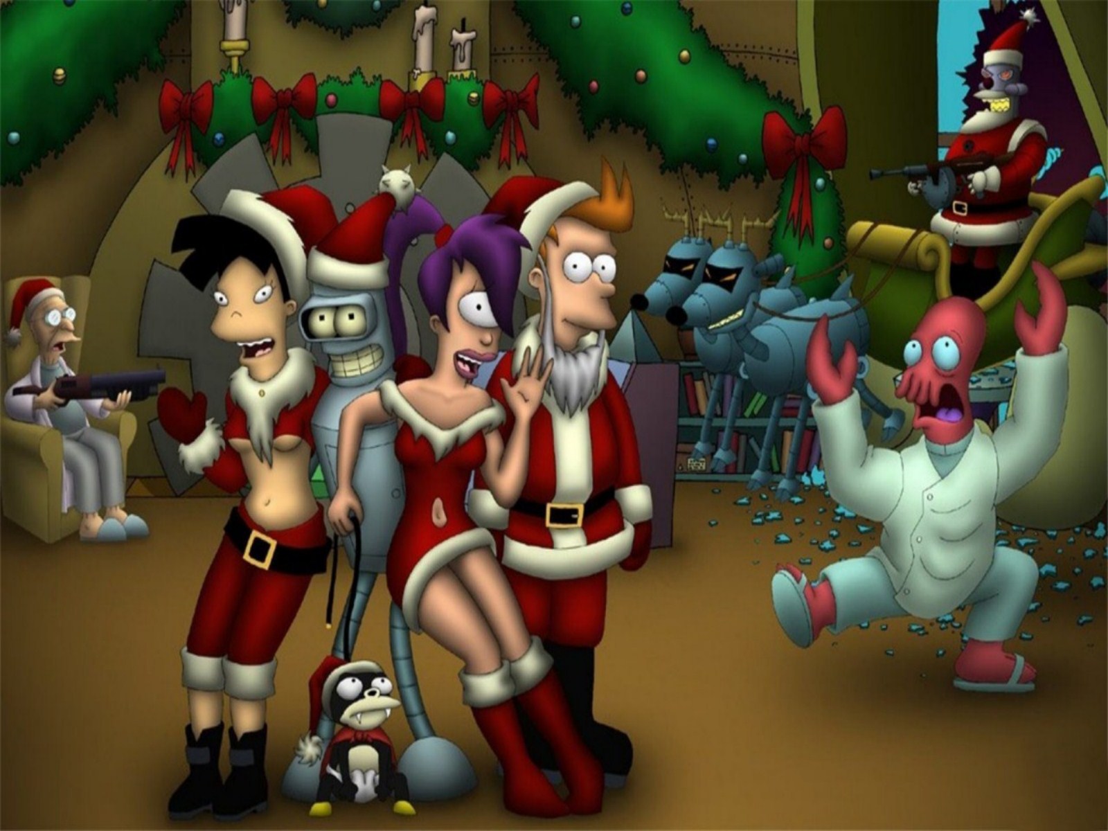 Simpsons Christmas Pics Wallpaper   1600x1200   282568