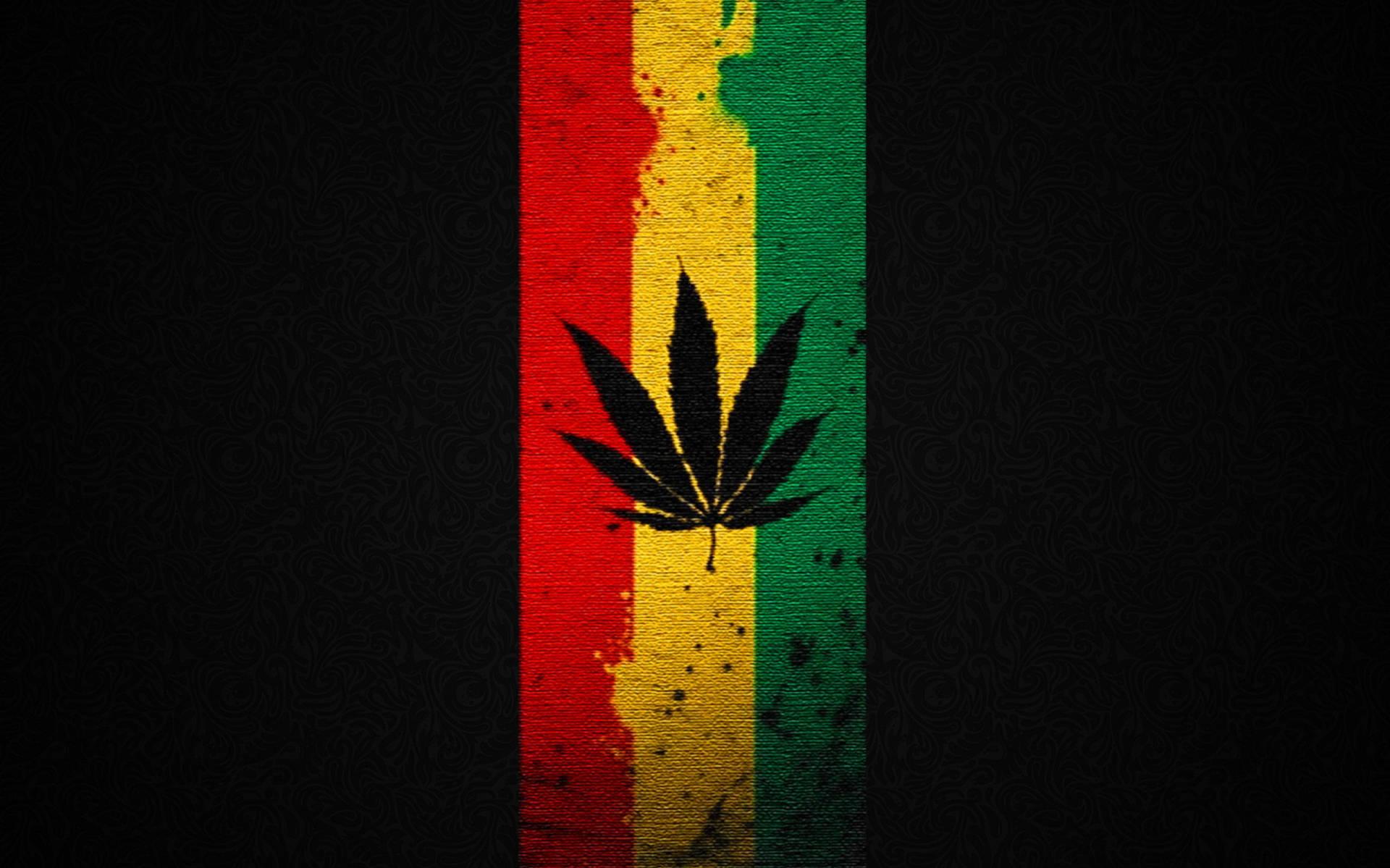 Download Red Yellow Green Vertical Weed Aesthetic Flag Wallpaper