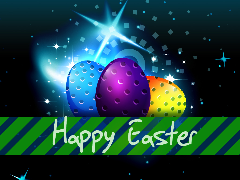 Colorful Easter Wallpaper In Different Sizes We Wish Happy