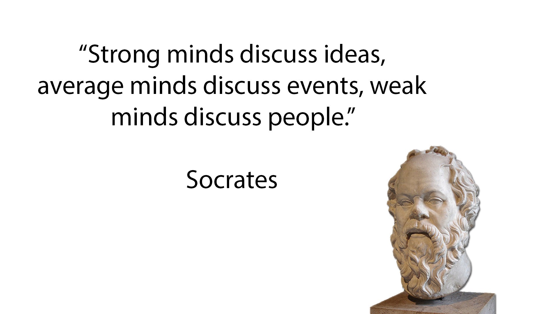 Good Thoughts Of Socrates HD Image Wallpaper