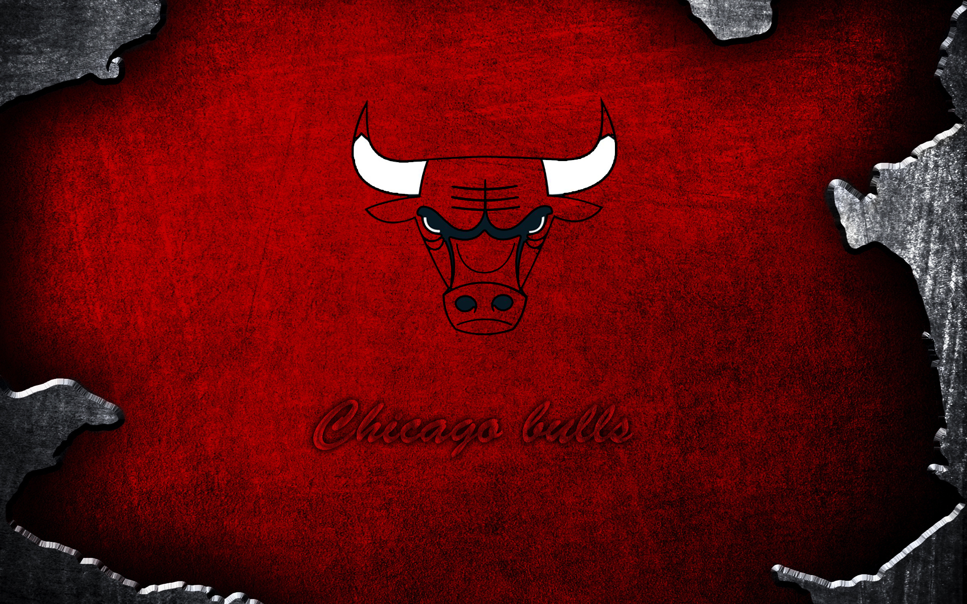Chicago Bulls Basketball Team Fan Art Logo HD Wallpaper