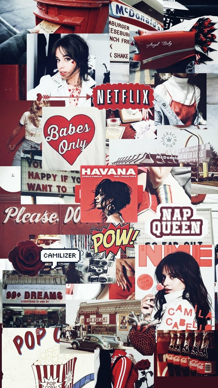 Red Aesthetic Collage Shared By Sab On We Heart It