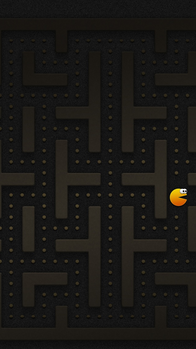 Pacman Halloween iPhone 5s Wallpaper