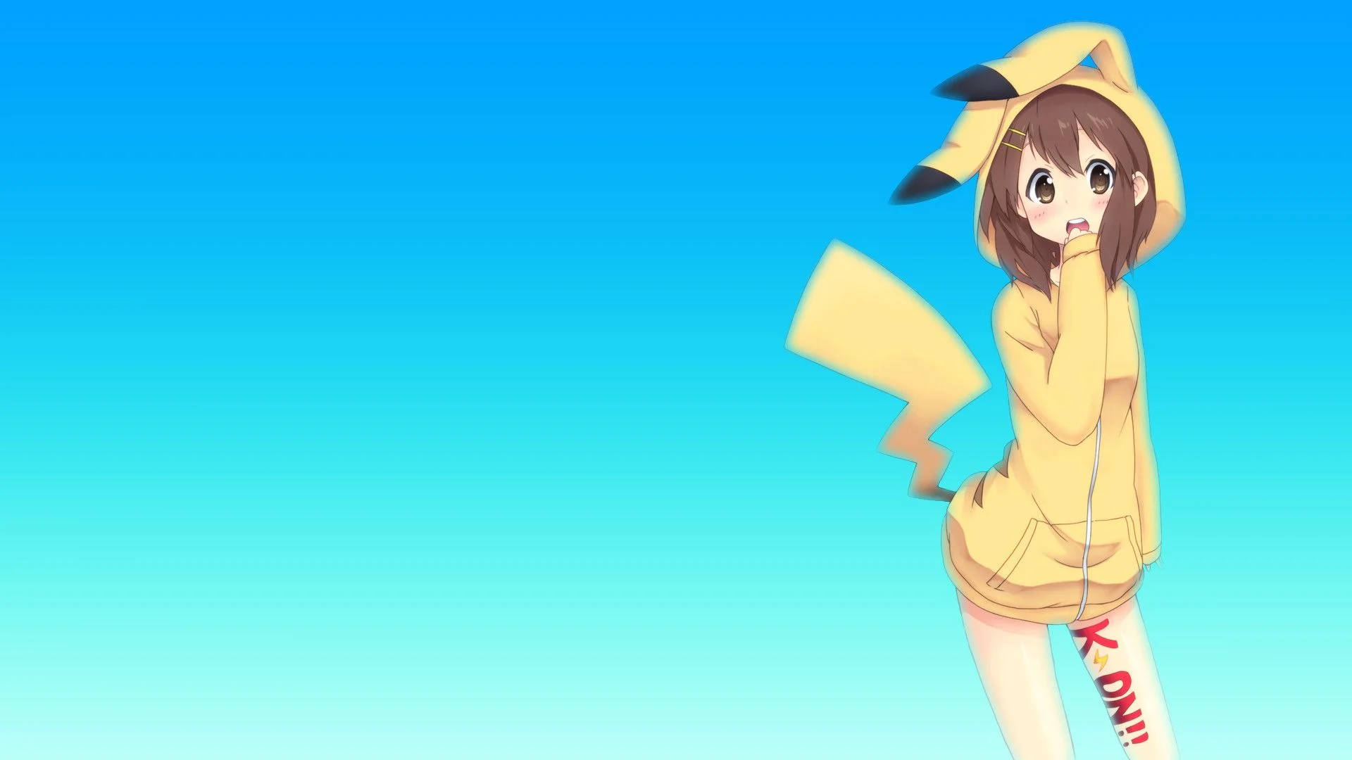 Anime Girl Hoodie Wallpaper