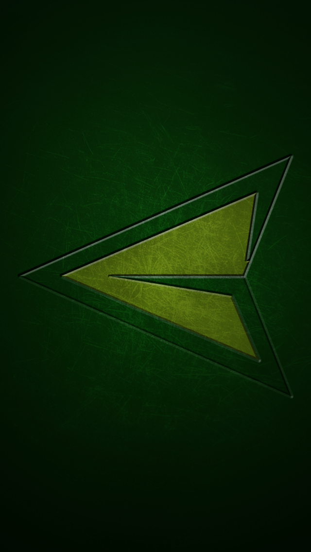 Green Arrow Logo Wallpaper iPhone