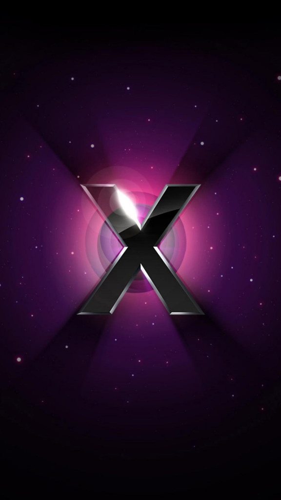 3d Letter X With Halo Background Wallpaper iPhone