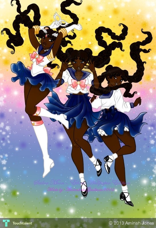 Sailor Moon Ethnic Wallpaper Edition Triple C Naoko