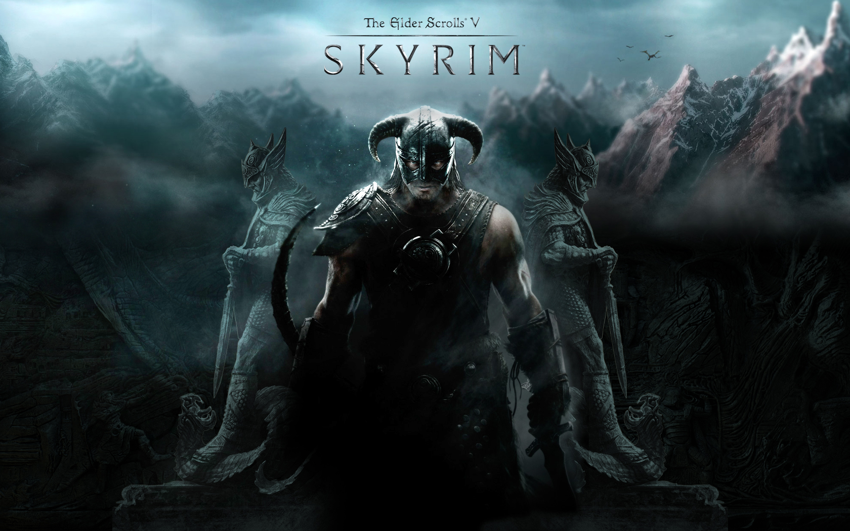 The release of SkyRim Elder Scrolls V The DVDBlu Ray release of the 1680x1050