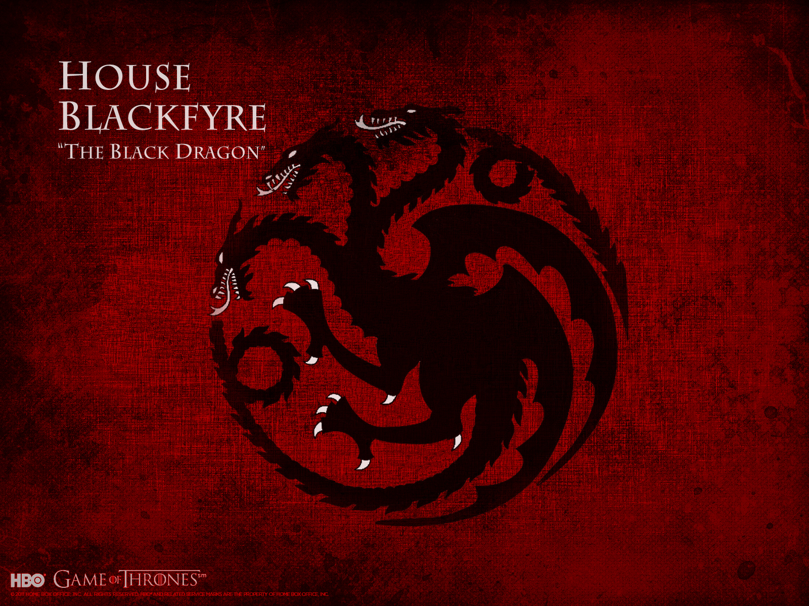 House Blackfyre Game Of Thrones Wallpaper