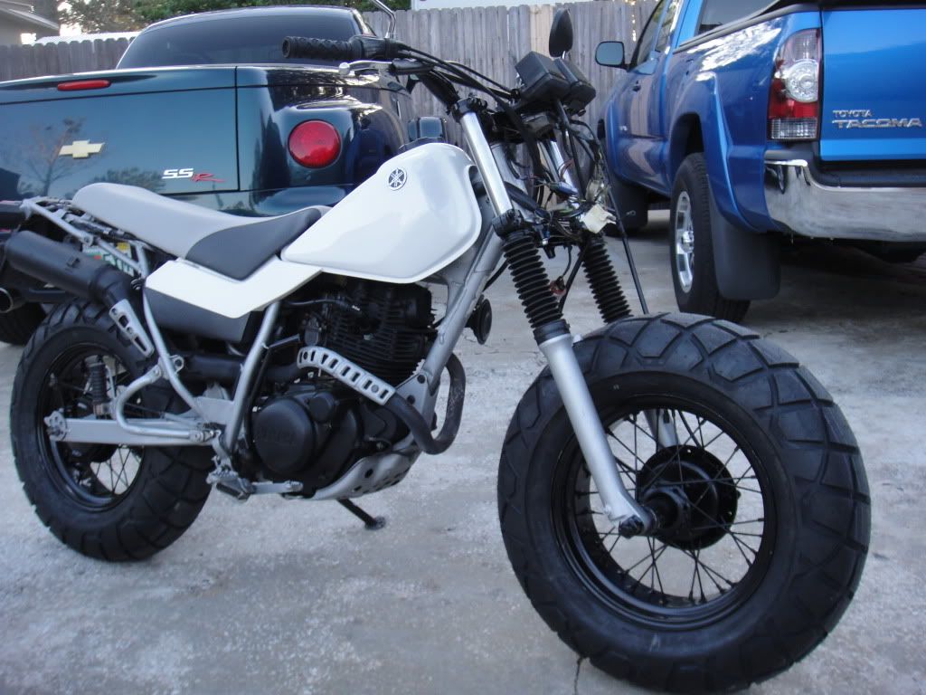 Sweet Tw200 With Wide Front Tire Yamaha Enduro Motorcycle