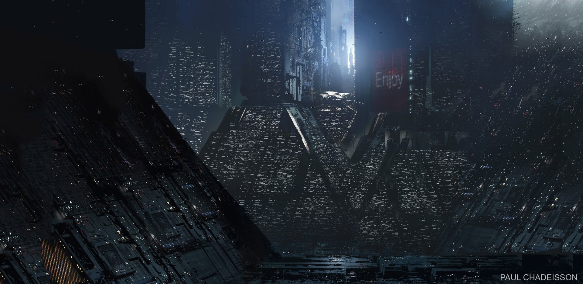 Blade Runner Cityscape 4k Ultra HD Wallpaper By Paul Chadeisson