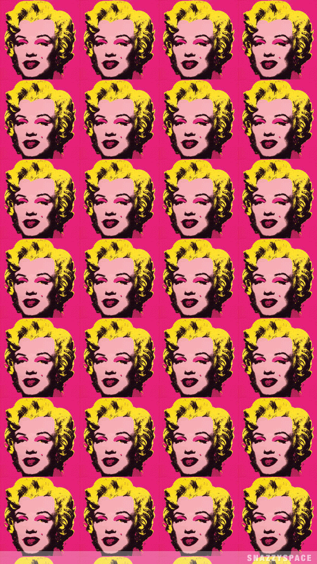 Marilyn Monroe iPhone Wallpaper Background Andy Warhol Untitled