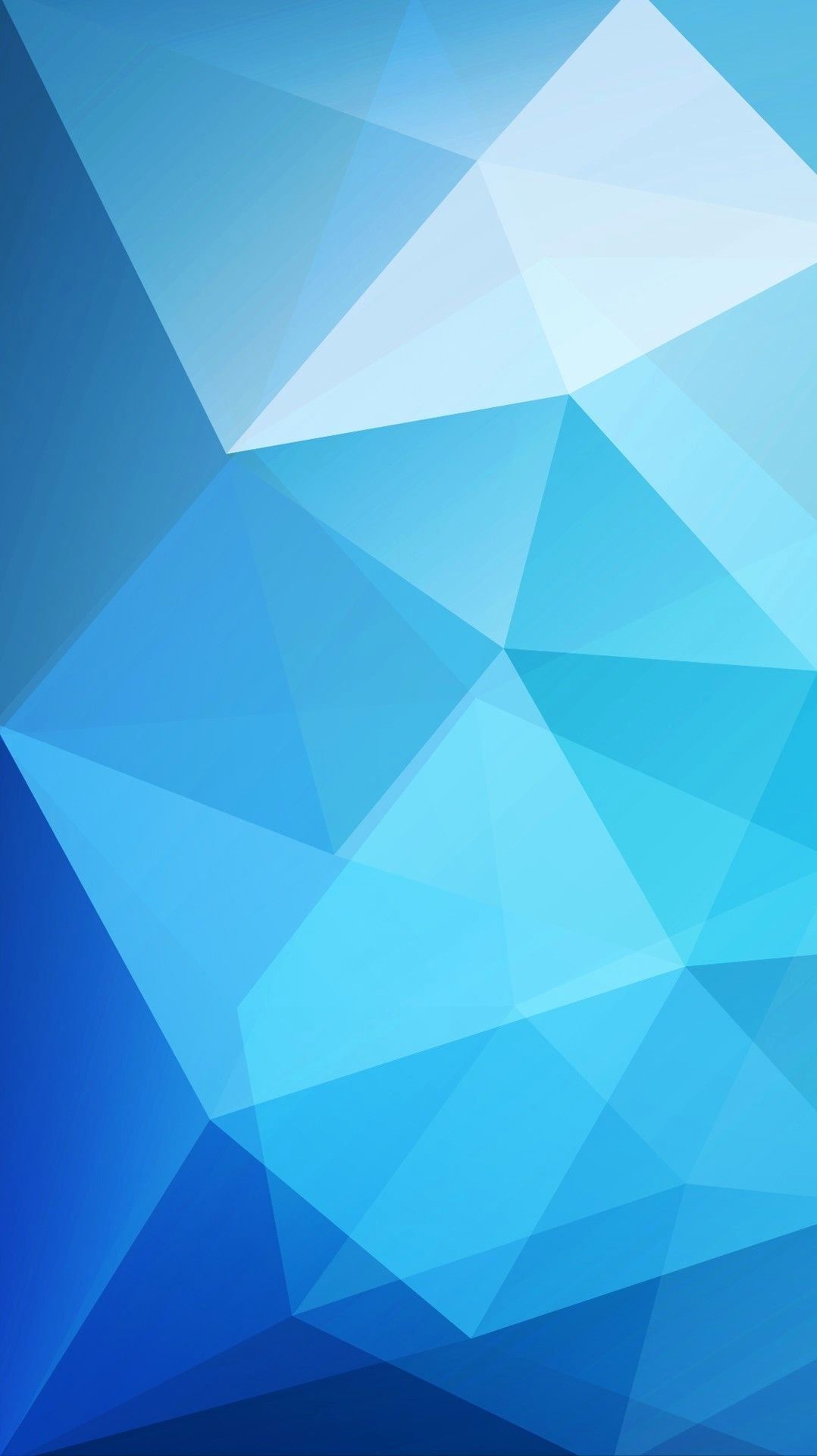 Blue Geometric Wallpaper