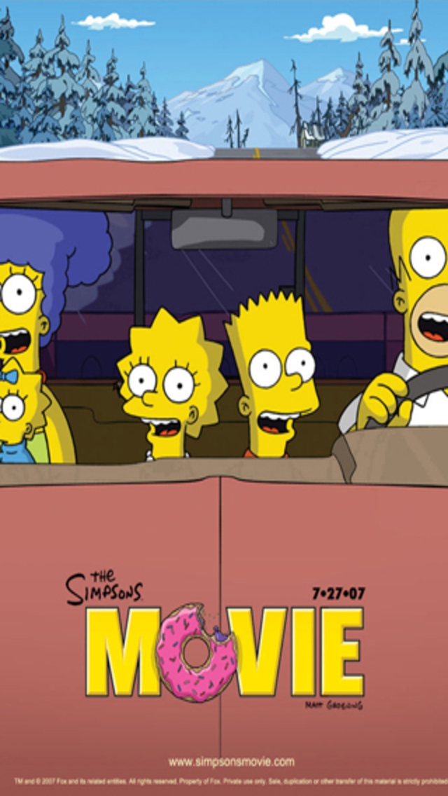 The Simpsons Movie iPhone Wallpaper Download   640x1136   318885