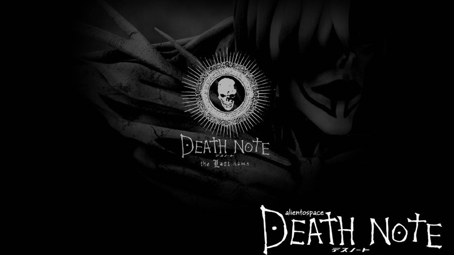 The Skull Icon Of Death Note Wallpaper