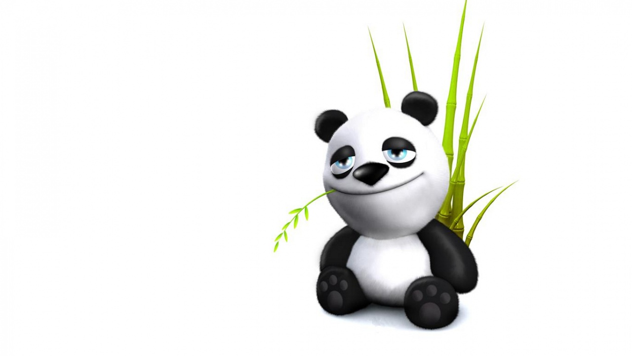 Cute Panda Cartoon 1280 x 720 Download Close