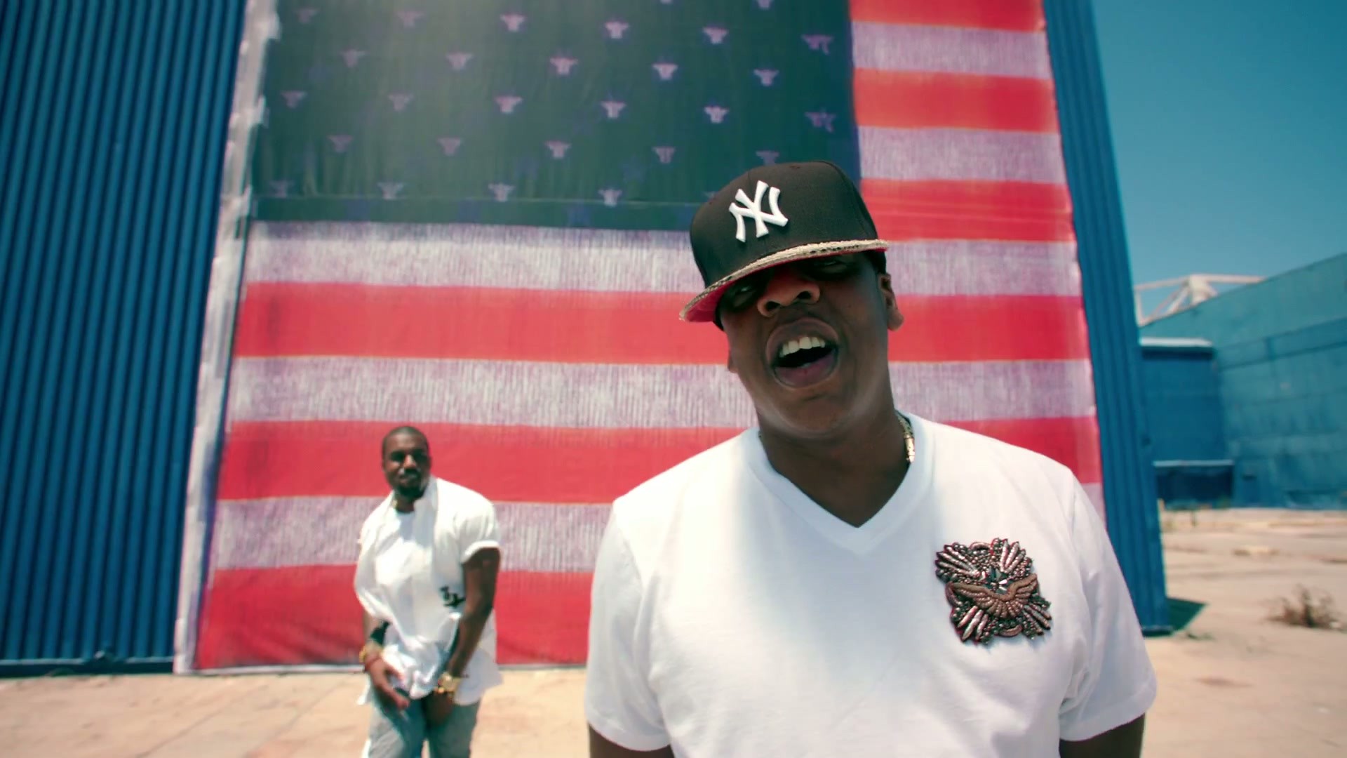 Jay Z And Kanye West Rap Wallpaper