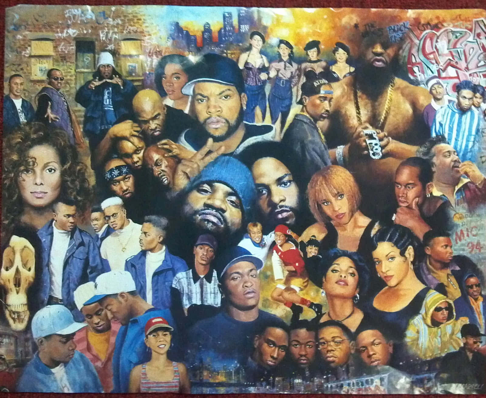Rapper Collage Wallpaper