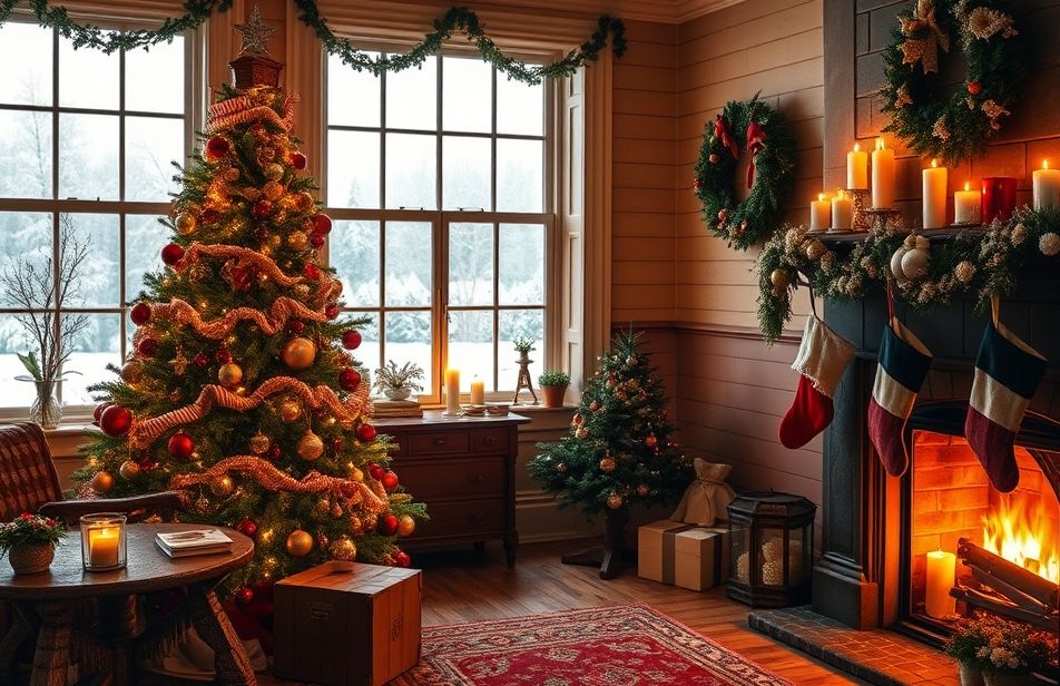 Old Fashioned Christmas Wallpaper