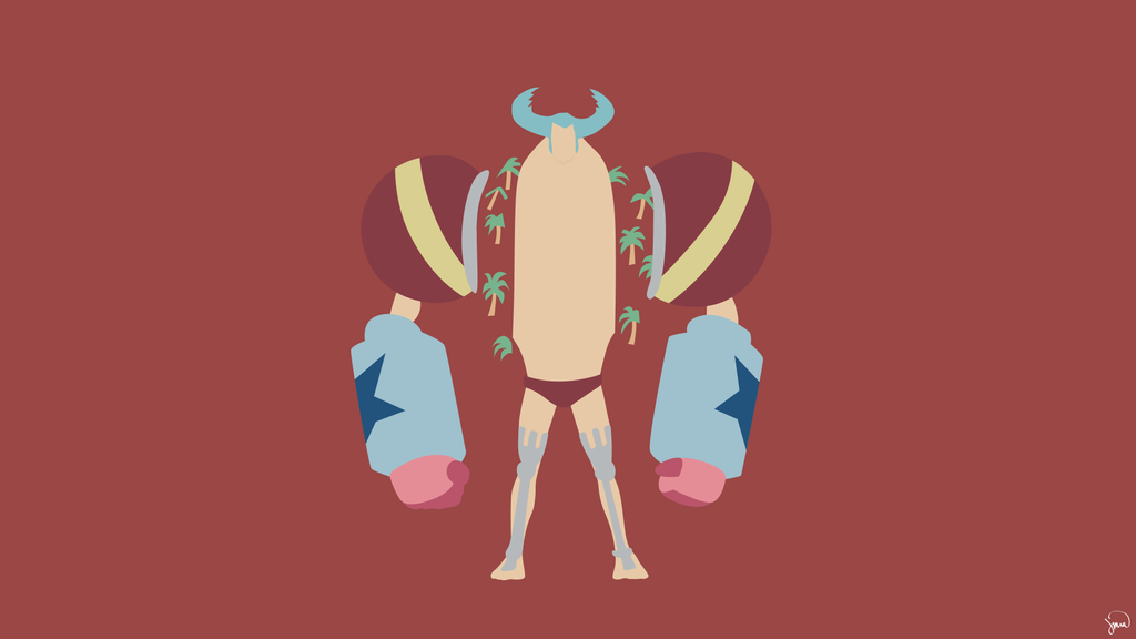 Free download Franky One Piece Minimalist Wallpaper by greenmapple17  [1024x576] for your Desktop, Mobile & Tablet | Explore 96+ Franky Wallpapers  |