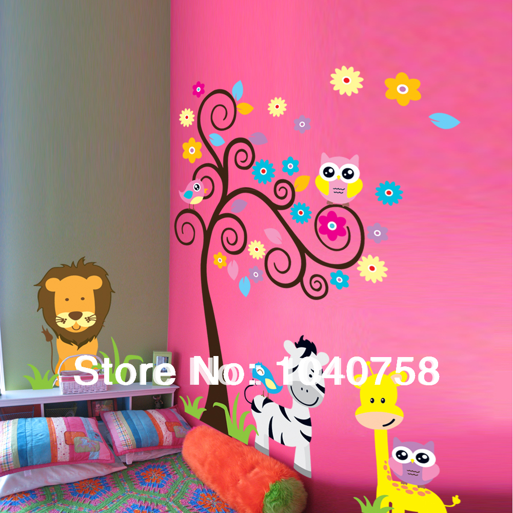 Owl Wallpaper For Kids Wall Sticker